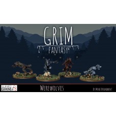 15mm Grim Fantasy - Werewolves pack 1