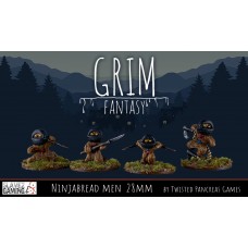 15mm Grim Fantasy - Giant Ninjabread men 28mm