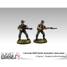 1:48 scale WW2 Pacific War Aussie Digger - Bren team