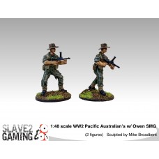 1:48 scale WW2 Pacific War Aussie Digger - Owen SMG