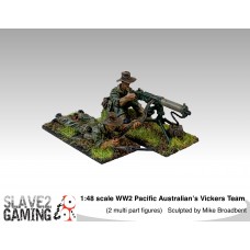1:48 scale WW2 Pacific War Aussie Digger - Vickers MMG team