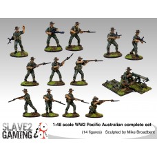 1:48 scale WW2 Pacific War Aussie Diggers Complete set