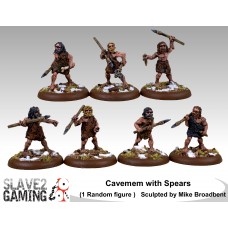 Cavemen with spears