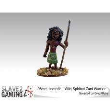 28mm One Offs - Wild Spirited Zuni Warrior