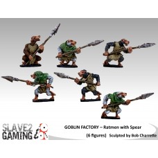 GOBLIN FACTORY - Ratmen with Spear