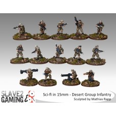 Sci-Fi in 15mm - Desert Group Infantry